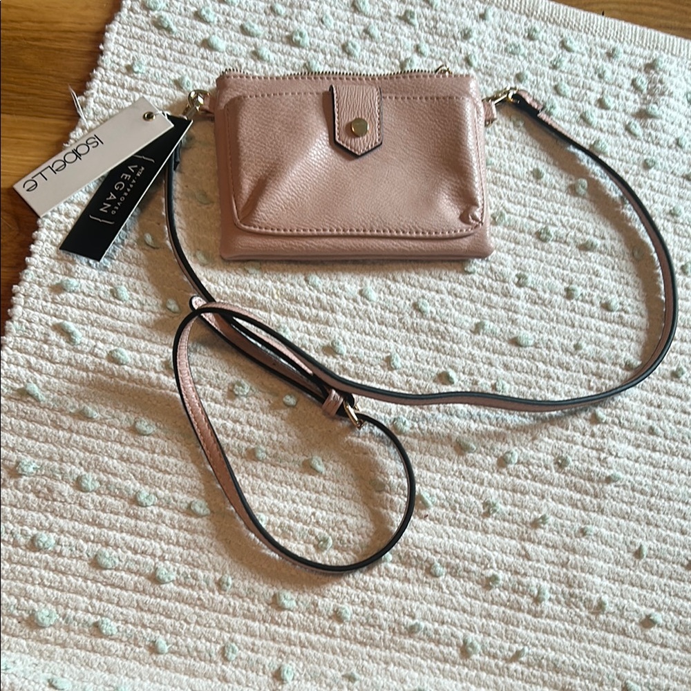 NWT Trendy light Pink Crossbody Bag by Isabelle
